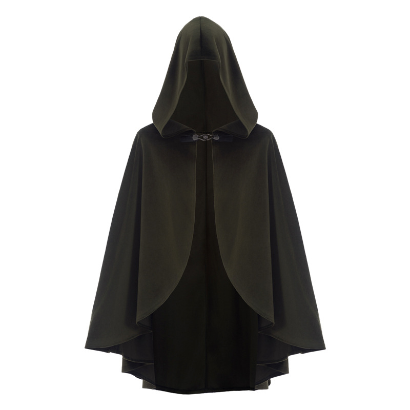 Srednjovjekovni veluru ogrtač s kapuljom za cosplay, konvencije i nastupe