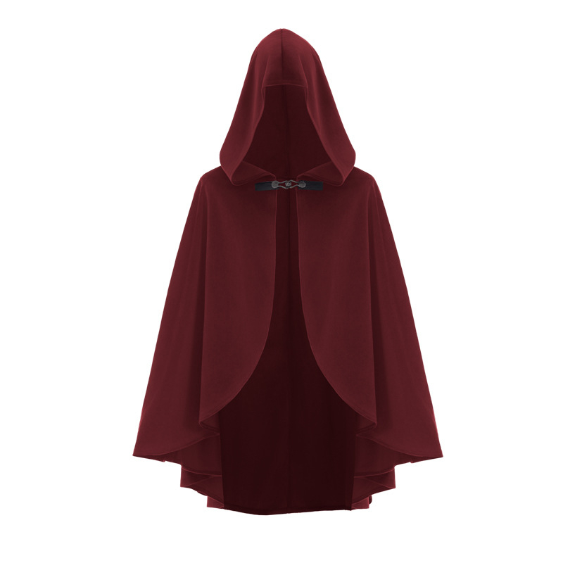 Srednjovjekovni veluru ogrtač s kapuljom za cosplay, konvencije i nastupe