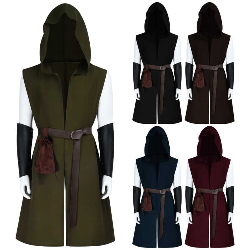 Ženski cosplay set: vest u stilu srednjovjekovnog viteza-pirata za Halloween