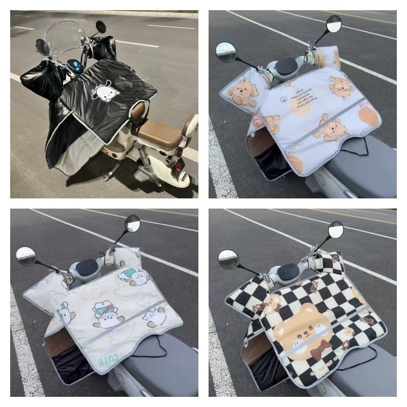 Zimska navlaka s flis podstavom, otporna na vjetar za električne skutere i motocikle
