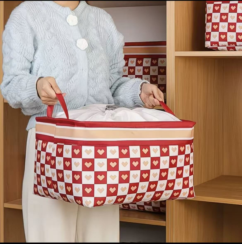 Sklopiva kutija za pohranu od tekstila, 20–30 L, višenamjenski prijenosni organizator za odjeću, knjige, igračke i sitnice
