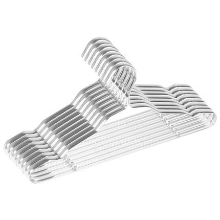Držač za odjeću od aluminijske legure, ojačani, 65 g, kućna vješalica dvostruke namjene