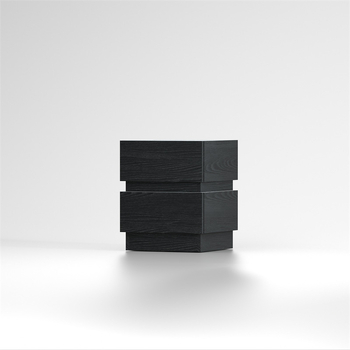 Taliansky minimalistický nočný stolík do spálne s moderným úložným zásuvkovým kontajnerom, jemný luxus