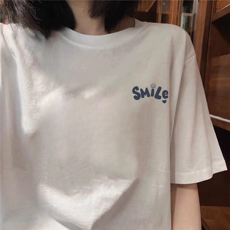 Ženski T-shirt od 100% pamuka, ležernog kroja, plus veličine, otisak, kratkih rukava, casual top.