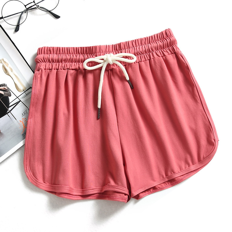 Ženske ljetne sportske šorceve, casual stil, korejski stil za plažu, Milk Silk tkanina