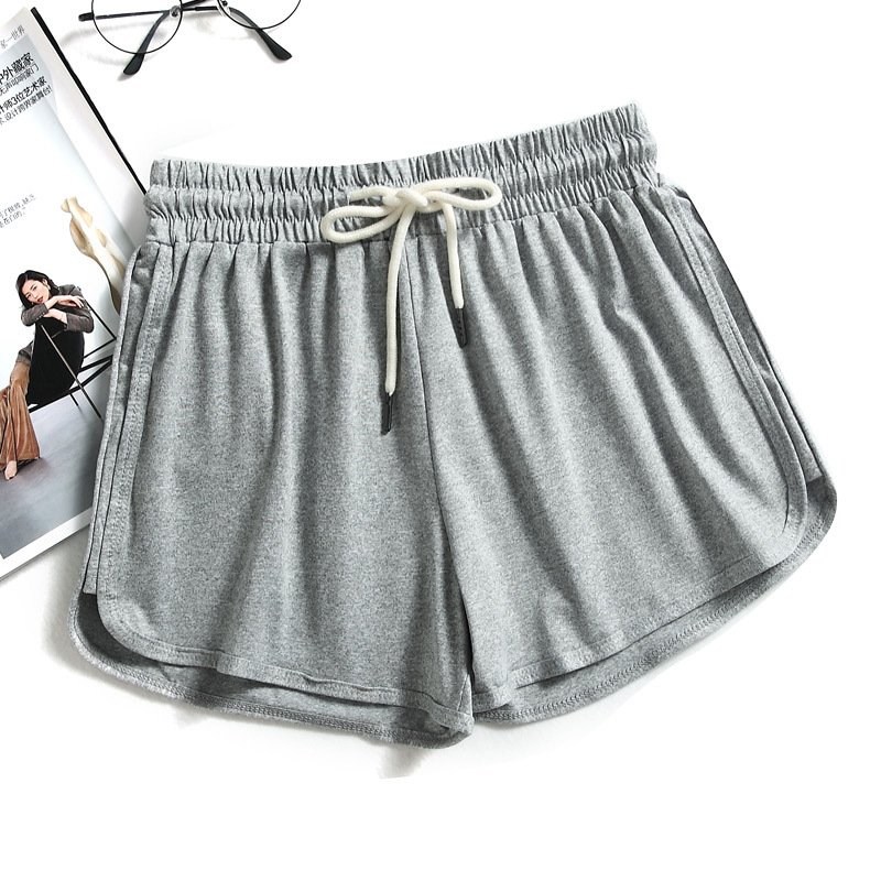 Ženske ljetne sportske šorceve, casual stil, korejski stil za plažu, Milk Silk tkanina