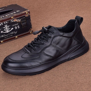 Férfi teljes marhabőr brogues cipők, brit stílus, téli viselet, gumírozott talp, gyapjú bélés