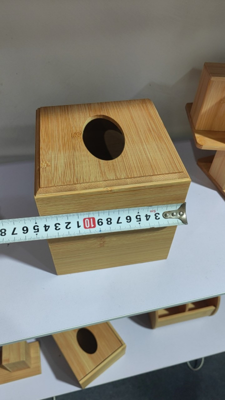Kutija od bambusa za maramice, drvena kutija za kućnu upotrebu, mogućnost prilagođavanja logotipa