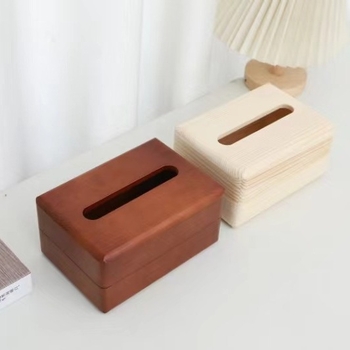 Drvena kutija za maramice od crne orahe za dom, restoran i ured | Moderni minimalistički dizajn | Model 0002