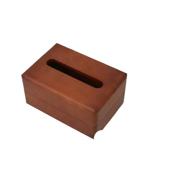 Drvena kutija za maramice od crne orahe za dom, restoran i ured | Moderni minimalistički dizajn | Model 0002