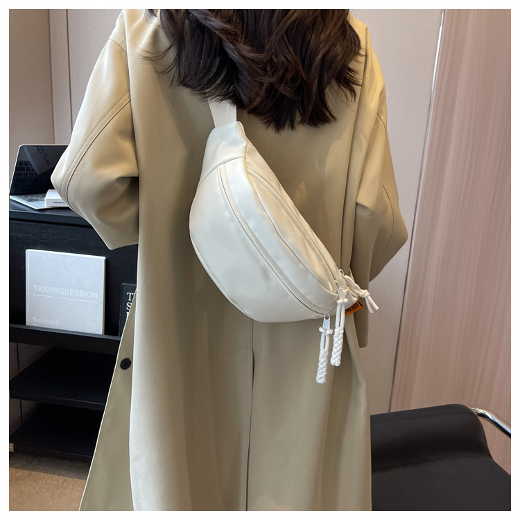 Jiaen Ženska crossbody torbica sa zatvaračem, Oxford platno, podstava od najlona, ljeto 2023, široka naramenica, gradski stil