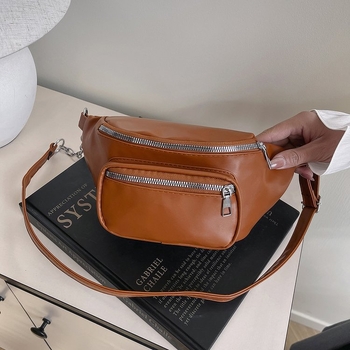 Ženska torba sa sedlastim dizajnom preko ramena – crossbody, PU materijal, moda 2025, jednostavan stil