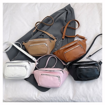 Ženska torba sa sedlastim dizajnom preko ramena – crossbody, PU materijal, moda 2025, jednostavan stil