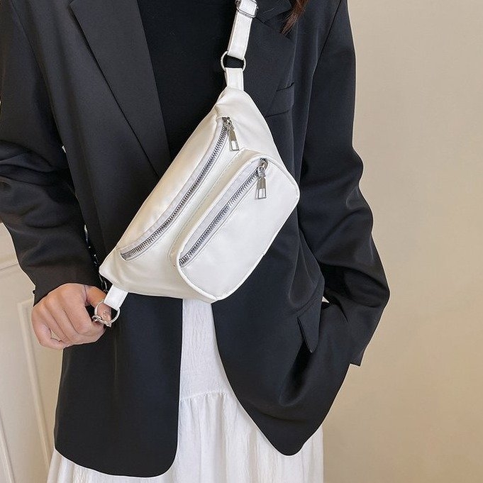 Ženska torba sa sedlastim dizajnom preko ramena – crossbody, PU materijal, moda 2025, jednostavan stil