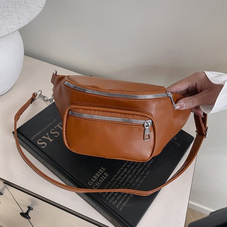 Ženska torba sa sedlastim dizajnom preko ramena – crossbody, PU materijal, moda 2025, jednostavan stil