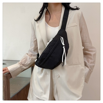 Nylon torbica za prsa, korejskog stila, za žene, lagana, ljetna crossbody torbica za vanjska putovanja i sport