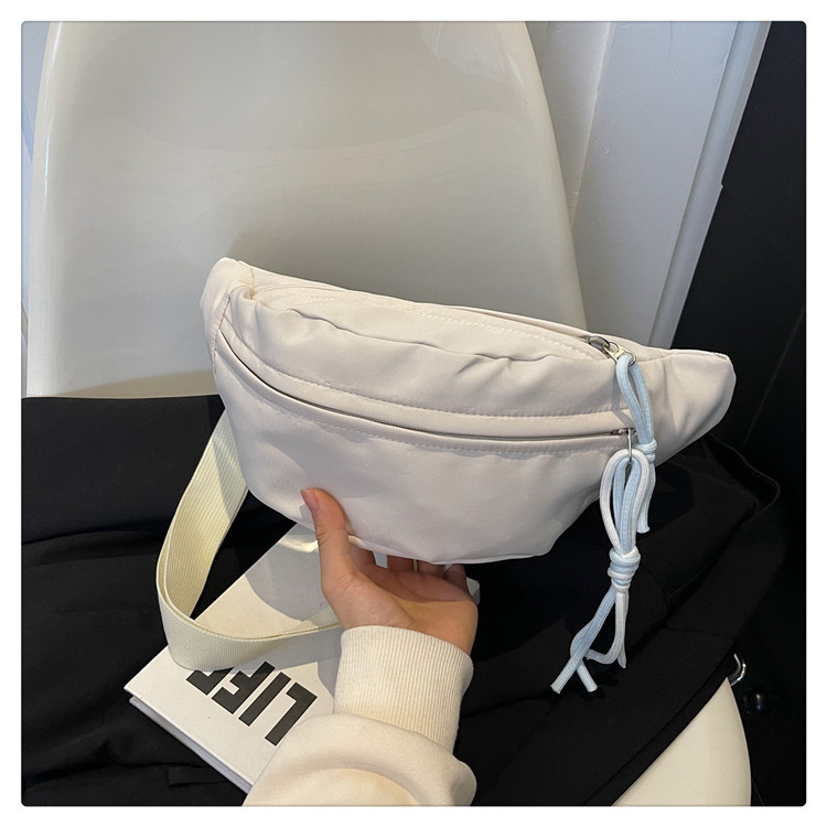 Nylon torbica za prsa, korejskog stila, za žene, lagana, ljetna crossbody torbica za vanjska putovanja i sport