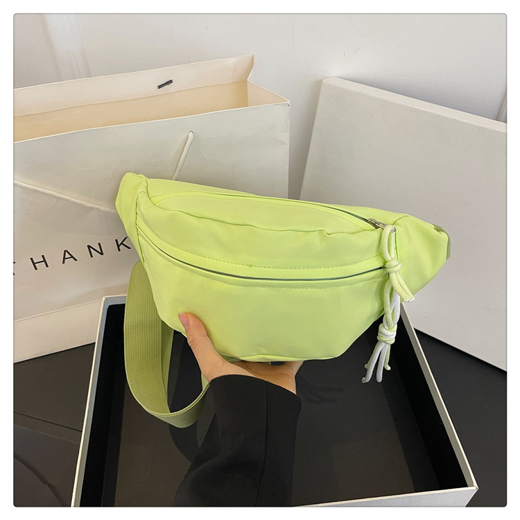 Nylon torbica za prsa, korejskog stila, za žene, lagana, ljetna crossbody torbica za vanjska putovanja i sport