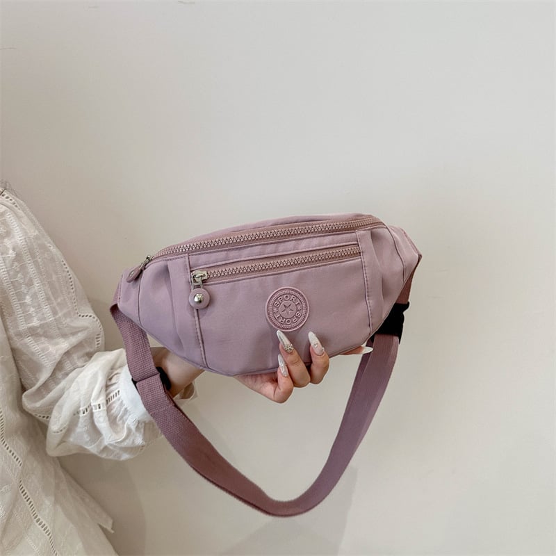 Ženska nylon torba za pojas s velikim kapacitetom i višestrukim pretincima – moderna crossbody torba za slobodno vrijeme i putovanja