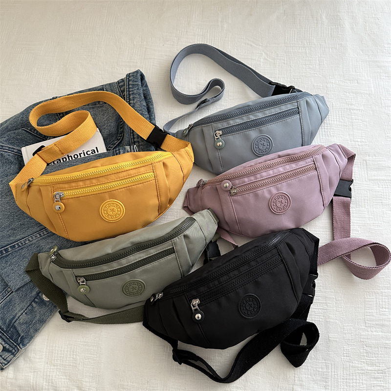 Ženska nylon torba za pojas s velikim kapacitetom i višestrukim pretincima – moderna crossbody torba za slobodno vrijeme i putovanja