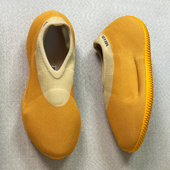 Uniszex Coconut Banana platform cipő hálós felsővel, kék-zöld színű, légáteresztő, retro színblokkokkal