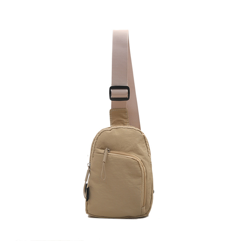 Ženska višefunkcionalna torbica za prsa i rame, crossbody, sportski stil, najlon, ljeto 2025