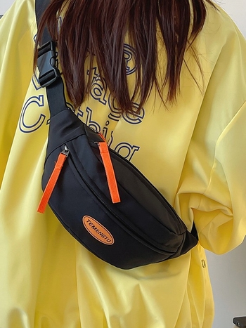Minimalistička crossbody torba s blokovima boja, japanskog stila, za muškarce i žene, svakodnevna torba za telefon