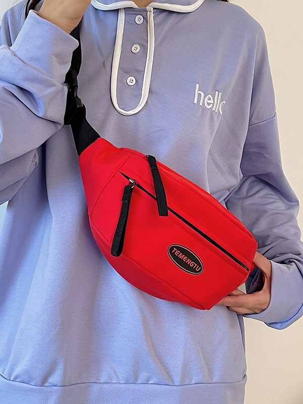 Minimalistička crossbody torba s blokovima boja, japanskog stila, za muškarce i žene, svakodnevna torba za telefon