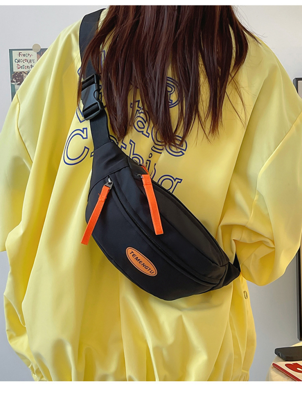 Minimalistička crossbody torba s blokovima boja, japanskog stila, za muškarce i žene, svakodnevna torba za telefon