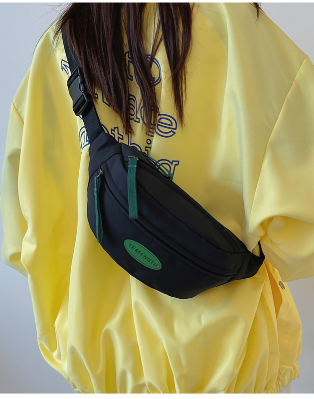 Minimalistička crossbody torba s blokovima boja, japanskog stila, za muškarce i žene, svakodnevna torba za telefon