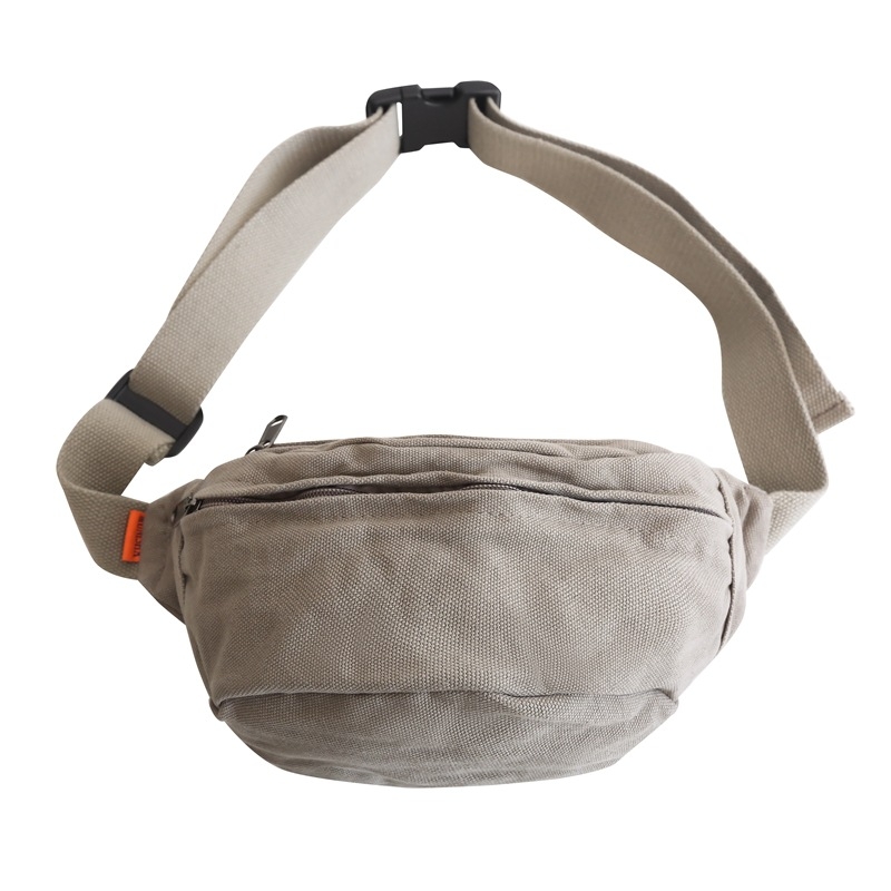 Platnena torbica za pojas s crossbody remenom, kompaktna torba za studente i svakodnevnu upotrebu