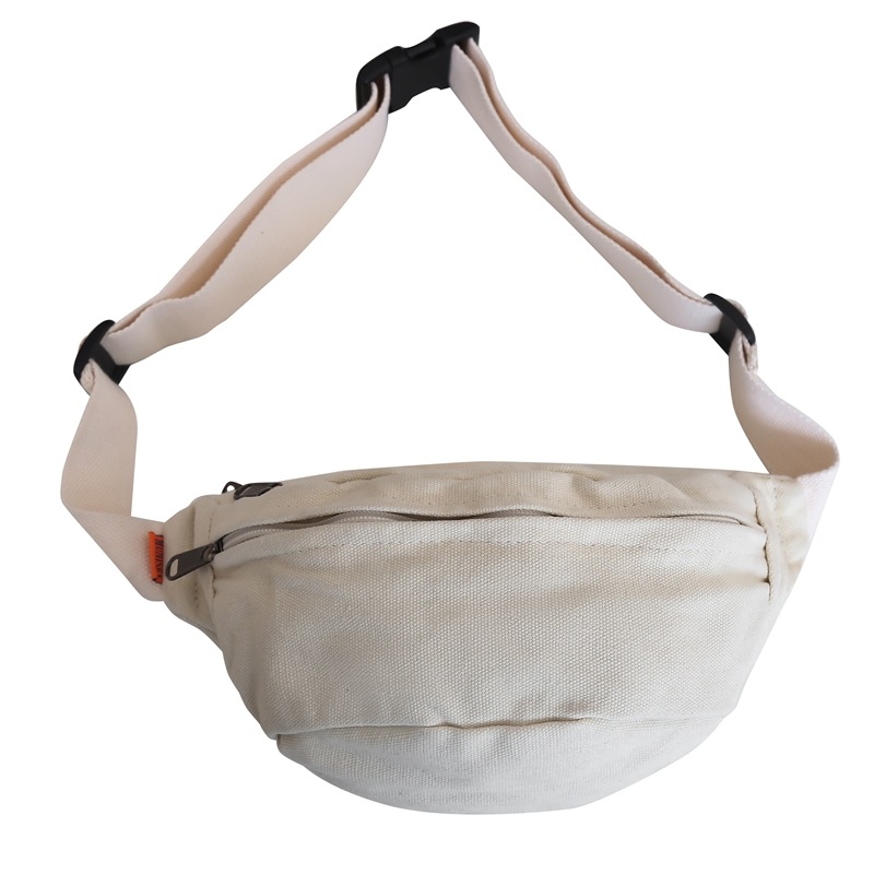 Platnena torbica za pojas s crossbody remenom, kompaktna torba za studente i svakodnevnu upotrebu