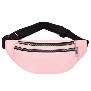 Ženska torbica za pojas u korejskom stilu, minimalistički jednobojni dizajn, crossbody torba s vodootpornim džepom za telefon, za aktivnosti na otvorenom