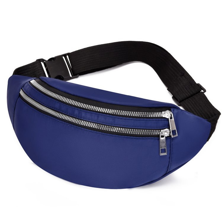 Ženska torbica za pojas u korejskom stilu, minimalistički jednobojni dizajn, crossbody torba s vodootpornim džepom za telefon, za aktivnosti na otvorenom