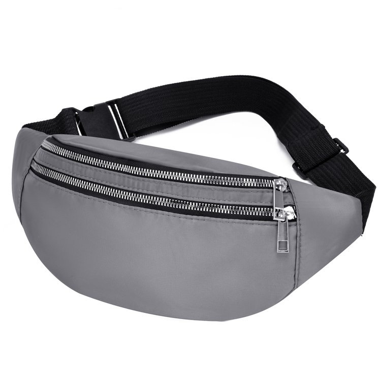 Ženska torbica za pojas u korejskom stilu, minimalistički jednobojni dizajn, crossbody torba s vodootpornim džepom za telefon, za aktivnosti na otvorenom