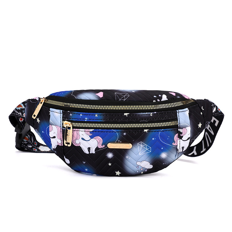 2025 nova žena crossbody torba s motivom jednoroga, slatki crtani stil, casual, svestrana