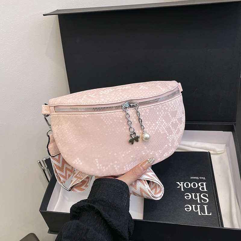 Ženska torbica od PU kože sa zmijskim uzorkom, velik kapacitet, kaišna i crossbody dizajn