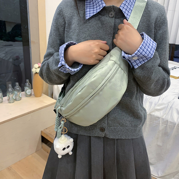 Ženska Dumpling stil torba od najlona, kompaktna crossbody i pojas torba, jesen 2025