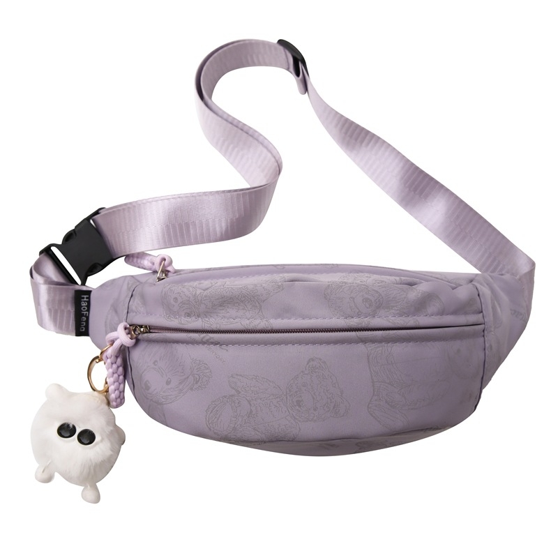Ženska Dumpling stil torba od najlona, kompaktna crossbody i pojas torba, jesen 2025