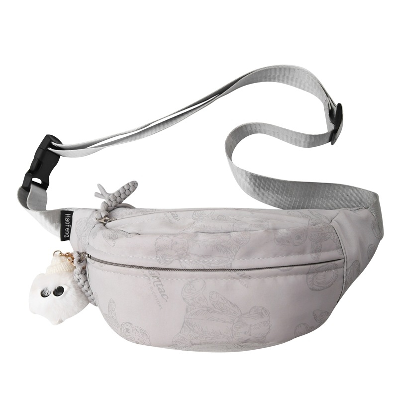 Ženska Dumpling stil torba od najlona, kompaktna crossbody i pojas torba, jesen 2025