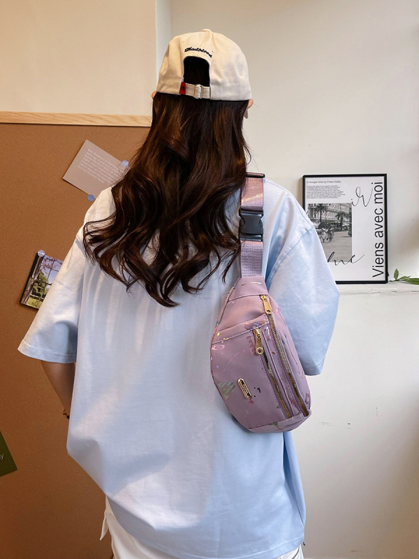 Ženska nylon crossbody torba, casual dnevna upotreba, Instagram stil, torba oko struka