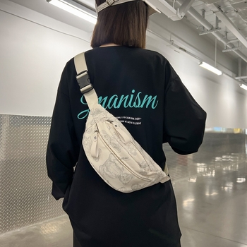 Ženska platnena torba preko ramena, crossbody, 2024 novi model, ljetni sportski stil