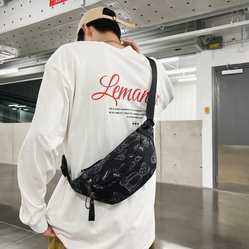 Ženska platnena torba preko ramena, crossbody, 2024 novi model, ljetni sportski stil