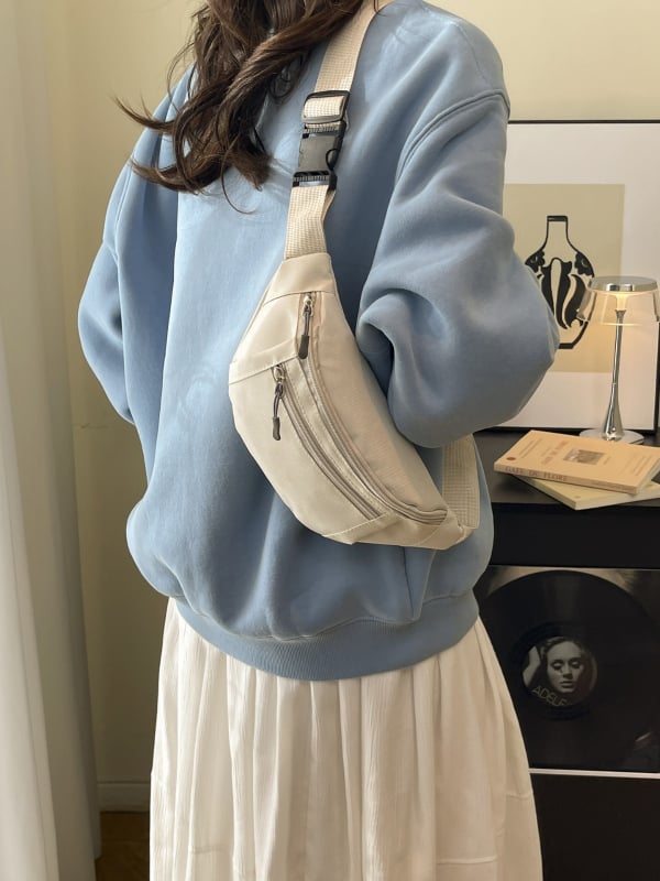 Platnena crossbody torba, mala torba, 2026 novi dizajn, casual svakodnevni stil