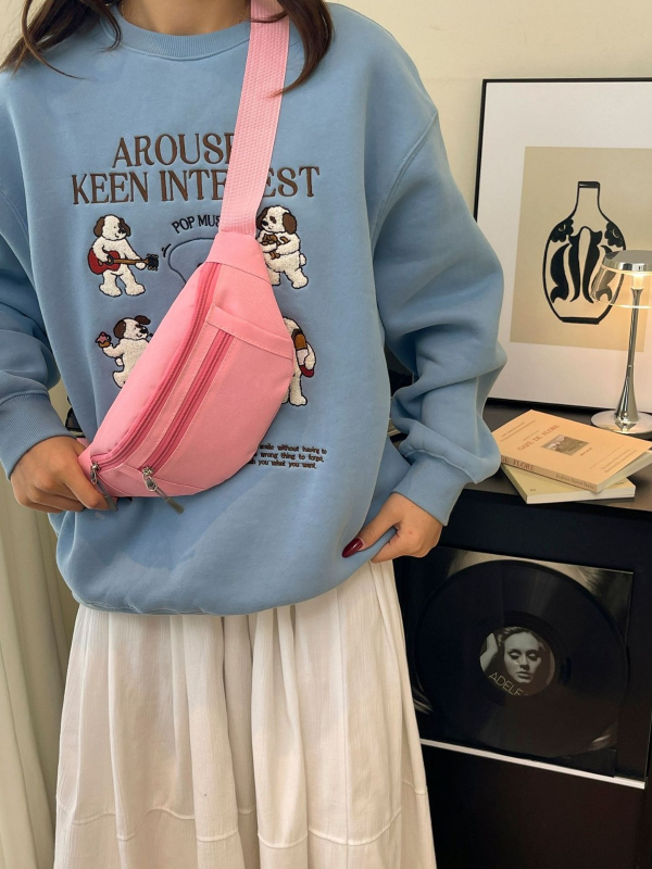 Platnena crossbody torba, mala torba, 2026 novi dizajn, casual svakodnevni stil