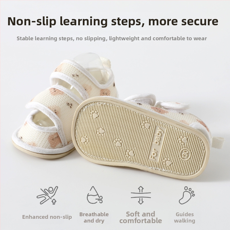 Ljetne prozračne anti-slip sandale za bebe i malu djecu, bez fluorescentskih agenata