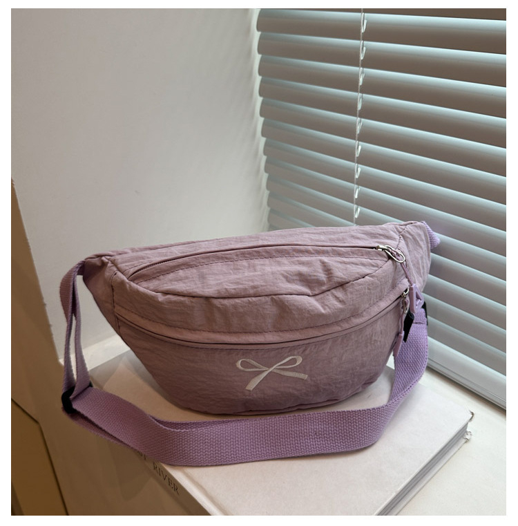 Ženska crossbody torbica s mašnom, u šumskom stilu, laka i svestrana za svakodnevnu upotrebu