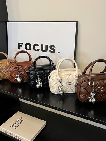 Ženska ručna tkana torba nišne mode, 2025 nova retro, svestrana za casual i svakodnevne potrebe, torba preko ramena ili crossbody