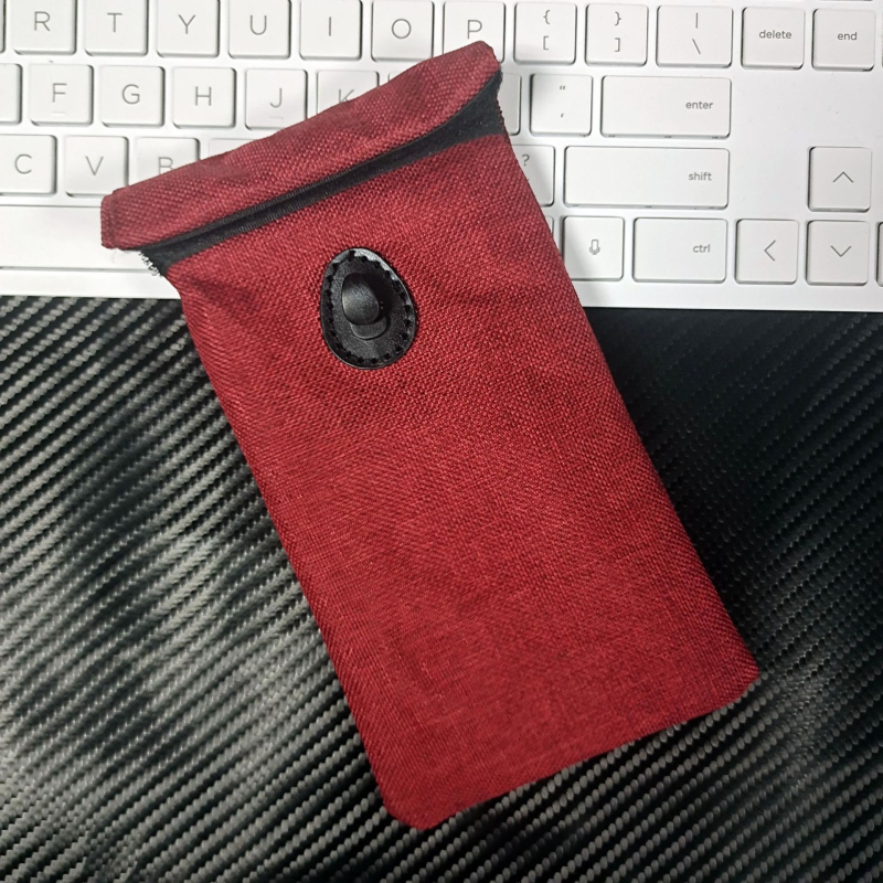 Geantă Faraday pentru semnale RFID, din pânză, pliabilă, pentru telefon și chei, protecție auto