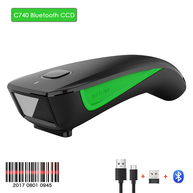 NETUM C750 Bluetooth φορητός 2D σαρωτής γραμμωτών κωδικών με υποστήριξη QR